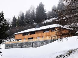 Contemporary Alpine House By Ralph Germann Architectes With Images Alpine House Architecture Architecture Exterior