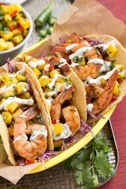 Sprinkle over both sides of the fish. Shrimp Tacos With Mango Salsa Dinner At The Zoo