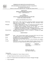No kode sekolah dop non dop tahunan bulanan seragam buku k. Sk Panitia Rkas