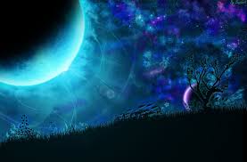 Moon For Large Desktop 1600x1050 Anime Moon Fantasy Anime Backgrounds Wallpapers
