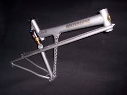 Caste Llano Bow Tie Mtb Frame Circa I Have No Idea Super Cool And Weird That Machined Out Support Down Tube B Titanium Bike Bicycle Design Bicycle Garage