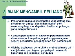 Ciri ciri ini juga tidak mengajarkan anda untuk berprasangka buruk kepada orang lain. Ciri Ciri Keusahawanan Ppt Download