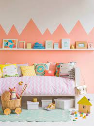 Brighten Your Home With Orange Childrens Bedrooms Girl Room Kid Room Decor