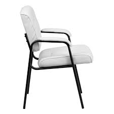 Product titleflash furniture hercules series big & tall 500 lb. Flash Furniture Leather Guest Reception Waiting Room Chair With Black Frame Finish Walmart Com Walmart Com