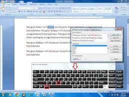 Shortcut Key To Spell Check In Ms Word Youtube