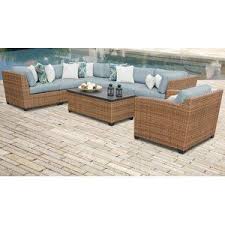 Withyditch 8 Piece Rattan Conversation Set With Cushion Reviews Joss Main Outdoor Wicker Patio Furniture Buy Outdoor Furniture Wicker Patio Furniture Set