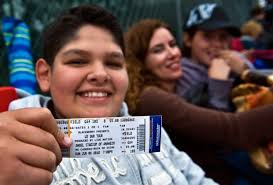 1,500 die-hard U2 fans waiting patiently