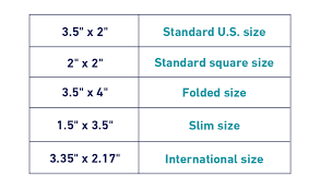 Shop business cards by size. Best Business Card Sizes Pick The Right Size For Your Needs