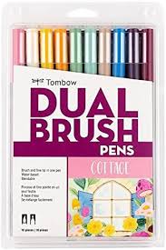 Add to wish list add to compare. Amazon Com Tombow Dual Brush Pen Art Markers 10 Pack Cottage Office Products