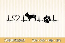 These can be used in website whatever might be the purposes it can be used everywhere. French Bulldog Heartbeat Svg Cut File 296686 Svgs Design Bundles