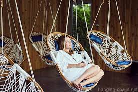 This colorful hammock chair keeps things in trendy monochrome with its pink stripes to brighten up any space. Review Original Cobble Mountain Hanging Hammock Chairs With Footrest