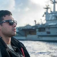 U.S. Marine Gunnery Sgt. Anthony Battles, a reconnaissance