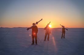 Overview of bonneville salt flats. Speed Skiing A Desert Day At The Bonneville Salt Flats The Journal Alps Meters