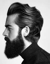Keep your hair of medium length and brush it back using the right amounts of hair stylish products. 50 Hairstyles For Men With Beards Masculine Haircut Ideas