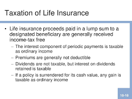 Purchasing life insurance is a must, especially if your spouse and children are dependent on your the insurance company is liable to deduct tax at 5% of the income component of the payment. Life Insurance Lump Sum Life Insurance Blog