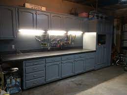 It's more cost efficient than stacking a lot of smaller cabinets. Small Business Ideas Creating An Online Business Kitchen Cabinets In Garage Refurbished Kitchen Cabinets Garage Cabinets