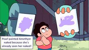 Crystal Gem Confessions — Pearl painted Amethyst naked because she's  already...