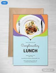 Complimentary Lunch Invitation Template Illustrator Word Outlook Apple Pages Psd Publisher Template Net Lunch Invitation Invitation Template Free Invitations
