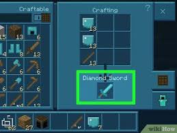 Search through 623,989 free printable colorings at getcolorings. 4 Ways To Craft A Diamond Sword In Minecraft Wikihow