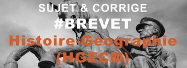 L'épreuve se termine par une rédaction (1 h 30). Brevet 2021 Sujet Et Corrige Histoire Geographie Enseignement Moral Et Civique