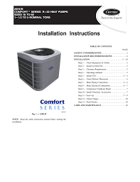 User manuals, carrier air conditioner operating guides and service manuals. Carrier 25hcr Air Conditioner User Manual Manualzz