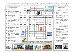 Lexique Des Voyages Lexique Voyage Mots Croises