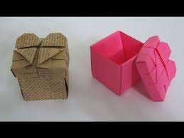 Caixa De Papel Dobradura Passo A Passo Tutorial Como Fazer Caixa De Origami Com Tampa De Coracao Papiroflexia Para Principiantes Cajas De Origami Origami Corazon