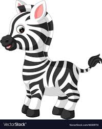 Cute Zebra Cartoon Vector Image On Vectorstock In 2020 Zebra Cartoon Cute Turtle Cartoon Cute Panda Cartoon