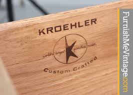 Fabulous walnut hutch by kroehler furniture, c. Kroehler Mid Century Modern Dresser