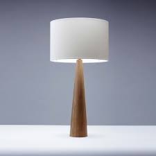 Handmade Oak Wooden Table Lamp 45cm Wooden Lamp Table Lamp Wood Wooden Lamps Design