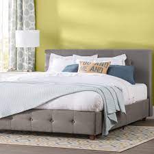 Upholstered beds and storage beds: Andover Mills Amherst Tufted Upholstered Low Profile Platform Bed Reviews Wayfair