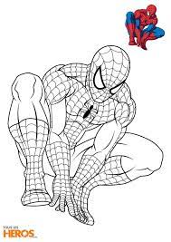 coloriages spiderman a imprimer sur le blog de tlh coloring avengers pages superhero coloriage monstre