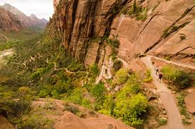 Trails illustrated (or see below) permits: Hiking Angels Landing In Zion National Park