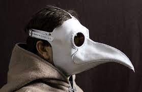 plague doctor s mask maximus in white leather etsy plague doctor doctor mask plague doctor mask
