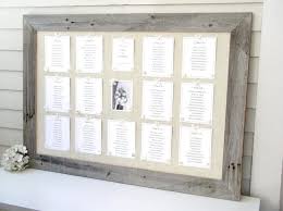 barnwood wedding seating chart rustic farmhouse deluxe