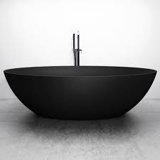 Em Design Line Freistehende Badewanne Corian Matt Schwarz Freistehende Badewanne Badewanne Wanne