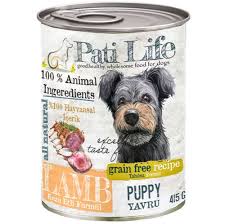Pati Life Junior Lamb Kuzu Etli Tahilsiz Yavru Kopek Konservesi 415 Gr Kopek Yas Mamalari Pati Life