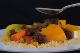 Add the couscous and toss around with a wooden spoon until golden brown. Moroccan 7 Vegetables Couscous My Moroccan Food