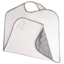 How to bathe a baby. Cuddledry Handsfree Baby Bath Towel White