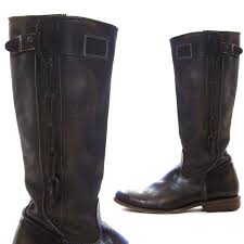 Women S Riding Boots Black And Brown Bed Stu Brown Leather Boots Vintage Knee High Tall Motorcycle Riding Boots Women S Size 9 Womens Riding Boots Boots Motorcycle Riding Boots