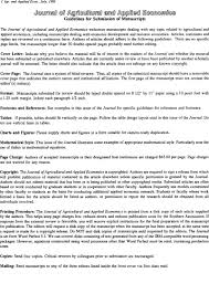 › article review template for students. Guidelines For Submission Of Manuscripts Journal Of Agricultural And Applied Economics Cambridge Core
