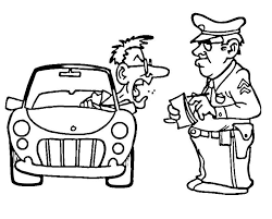 The kids will love these fun santa coloring pages. Traffic Police Coloring Page Free Printable Coloring Pages For Kids