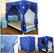 Maybe you would like to learn more about one of these? Mengersi Solid Four Corner Post Bed Curtain Canopy Mosquito Net For Boys Kids Twin Star Bedding Bed Canopies Drapes Swl13562 Nl