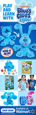 Kids Can Learn And Play With Blue S Clues You Toys Books And More Now Available At Walmart Blues Clues Play To Learn Kids Playing