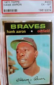1971 Topps #400 Hank Aaron PSA 6 Mint Atlanta Braves Hall of Fame