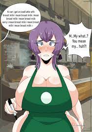 1girls alternate breast size apron bangs bare thighs bernadetta  von varley big breasts blush bluueygooey breasts cleavage curvy earrings  embarrassed english text fire emblem fire emblem: three houses grey
