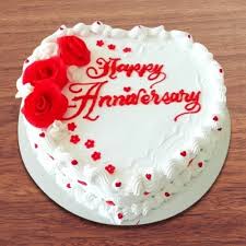 Send Heart Shape Happy Anniversary Cake Online Free Delivery Gift Jaipur