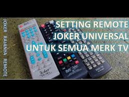 Remote joker adalah salah satu jenis remote tv universal yang dibuat dengan khusus supaya bisa dipakai ke seluruh merek tv. Cara Setting Remote Tv Joker Universal Untuk Semua Tv Youtube