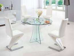 Pin Von Xde Auf Glastisch In 2020 Esstisch Glas Kleiner Tisch Und Stuhle Esszimmerstuhle Weiss