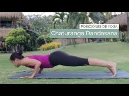 Posicion De Yoga Chaturanga Dandasana O Postura Del Baston Con Cuatro Apoyos Youtube Posiciones De Yoga Profesor De Yoga Ejercicios De Yoga